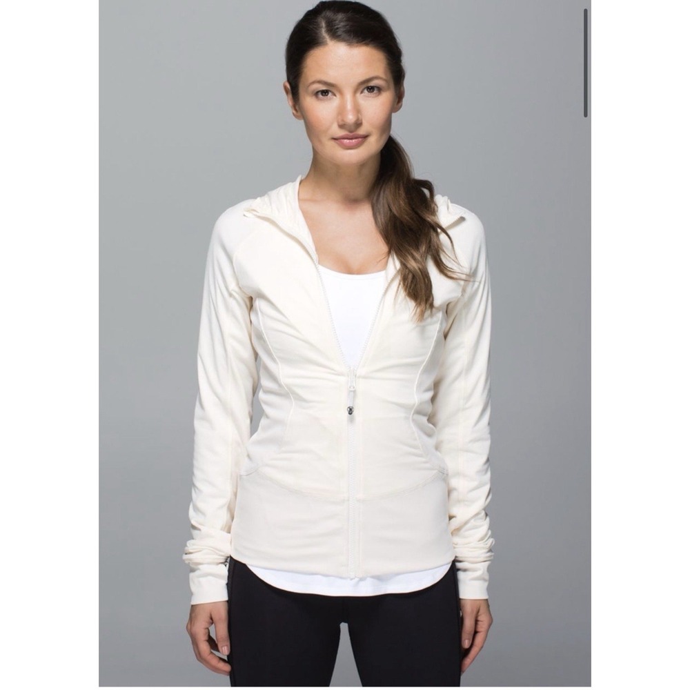 LULULEMON In Flux Reversible Jacket SZ.8 Angel Wing Hooded Thumbholes Running